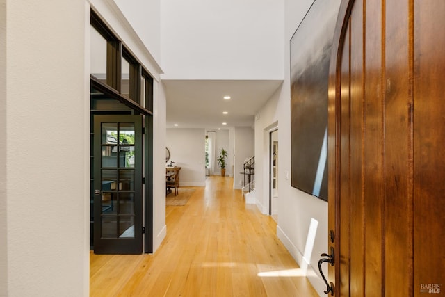 943 Appleridge Pl, Fairfield, CA 94534 - hallway with light wood-style flooring and recessed lighting