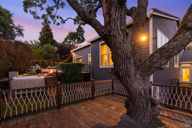 943 Appleridge Pl, Fairfield, CA 94534 - view of deck at dusk