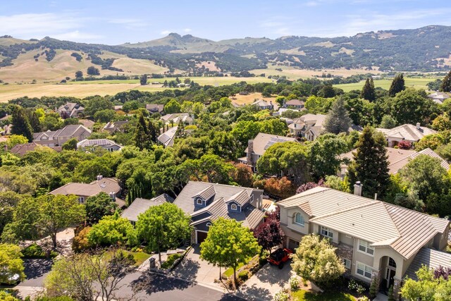 943 Appleridge Pl, Fairfield, CA 94534 - aerial view of residential area featuring a mountain backdrop