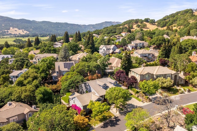 943 Appleridge Pl, Fairfield, CA 94534 - aerial view of residential area featuring mountains