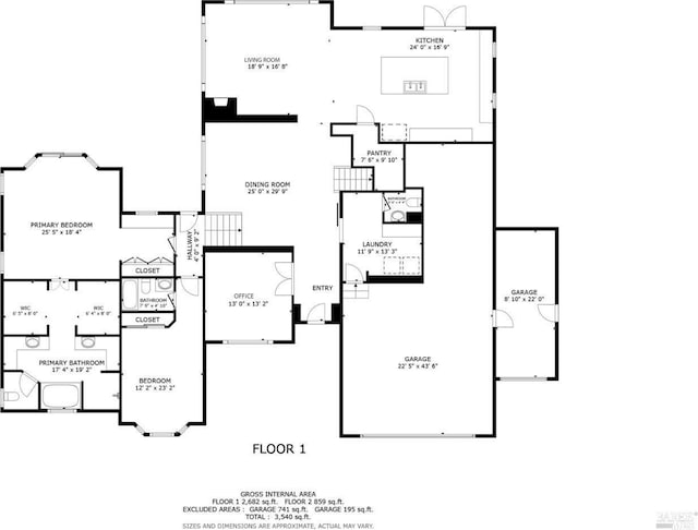 943 Appleridge Pl, Fairfield, CA 94534 - home floor plan