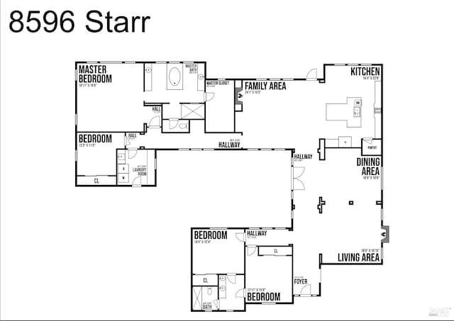 8596 Starr Rd, Windsor, CA 95492 - floor plan / room layout
