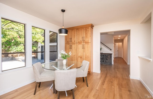 1043 La Quinta Ct, Napa, CA 94559 - dining space with light wood finished floors and baseboards