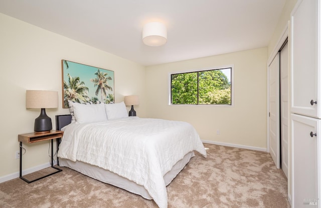 1043 La Quinta Ct, Napa, CA 94559 - bedroom featuring light carpet, baseboards, and a closet