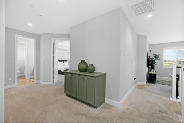 840 Allegro Ct, Fairfield, CA 94534 - corridor featuring light colored carpet, baseboards, and recessed lighting