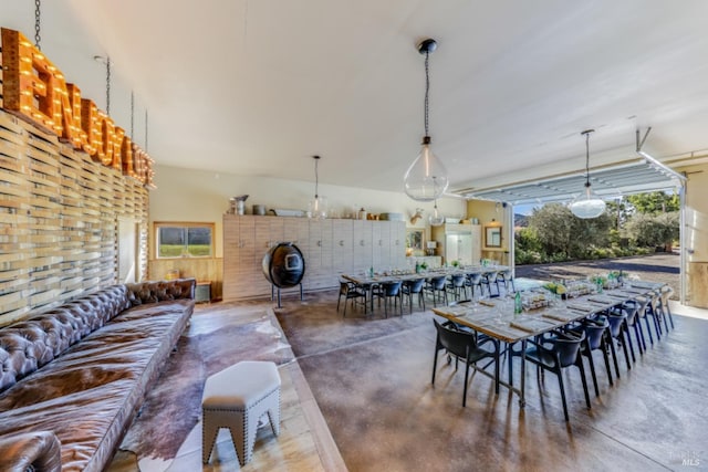 1067 Darms Ln, Napa, CA 94558 - dining space featuring finished concrete flooring
