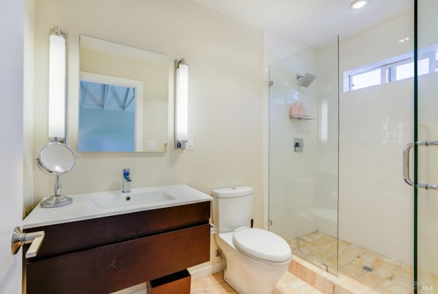 1067 Darms Ln, Napa, CA 94558 - full bath featuring a stall shower, vanity, and toilet