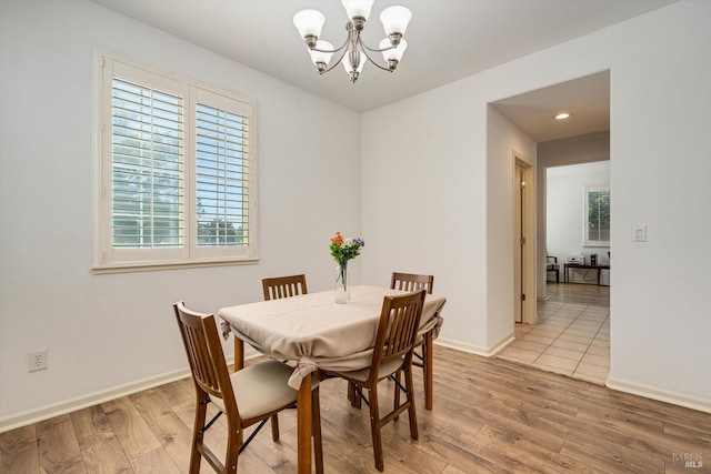236 Cogburn Way, Vacaville, CA 95687 - dining area with a chandelier, light wood-style floors, healthy amount of natural light, and recessed lighting