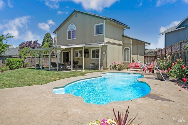 1405 Montana Pl, Rohnert Park, CA 94928 - rear view of house with a patio