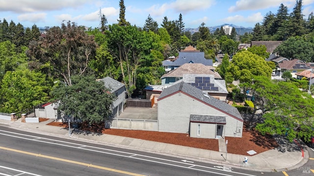 50 S A St, Santa Rosa, CA 95401 - view from above of property with a tree filled landscape