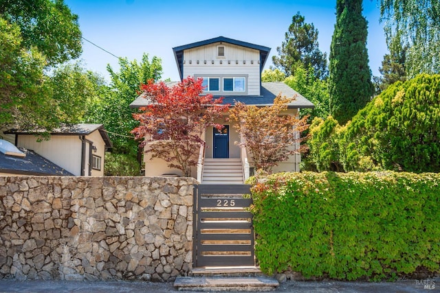 225 Berna Ave, Napa, CA 94559 - view of front of home with stairs