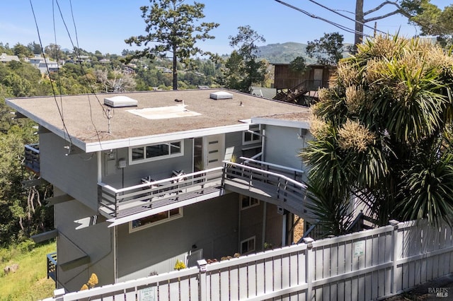 1131 W California Ave, Mill Valley, CA 94941 - back of house featuring a balcony