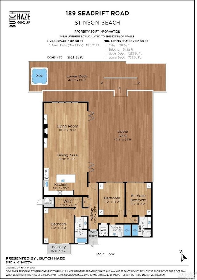 189 Seadrift Rd, Stinson Beach, CA 94970 - home floor plan