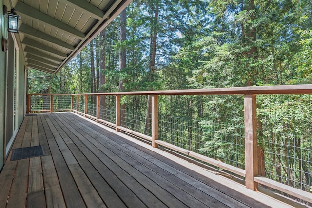 45270 Ocean View Ln, Gualala, CA 95445 - deck with a forest view