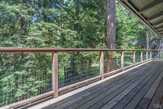 45270 Ocean View Ln, Gualala, CA 95445 - deck featuring a wooded view