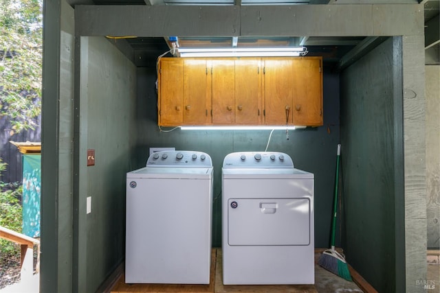 45270 Ocean View Ln, Gualala, CA 95445 - washroom with washing machine and dryer and cabinet space