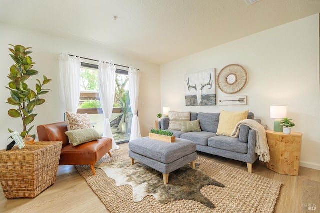 8201 Camino Colegio Unit 17, Rohnert Park, CA 94928 - living area with wood finished floors and baseboards