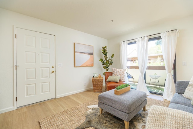 8201 Camino Colegio Unit 17, Rohnert Park, CA 94928 - living area with light wood-style floors and baseboards
