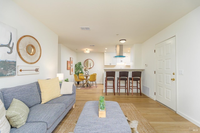 8201 Camino Colegio Unit 17, Rohnert Park, CA 94928 - living area with light wood finished floors and baseboards