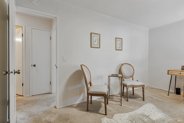 111 Cheda Ln, Novato, CA 94947 - living area featuring carpet, crown molding, and baseboards