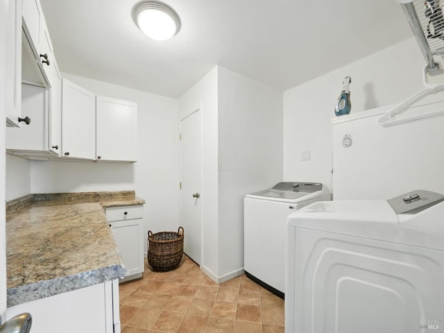 1233 Lincoln St, Fairfield, CA 94533 - washroom with cabinet space, independent washer and dryer, and baseboards