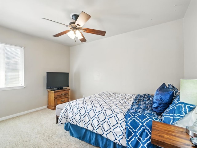 1233 Lincoln St, Fairfield, CA 94533 - bedroom with carpet, baseboards, and a ceiling fan