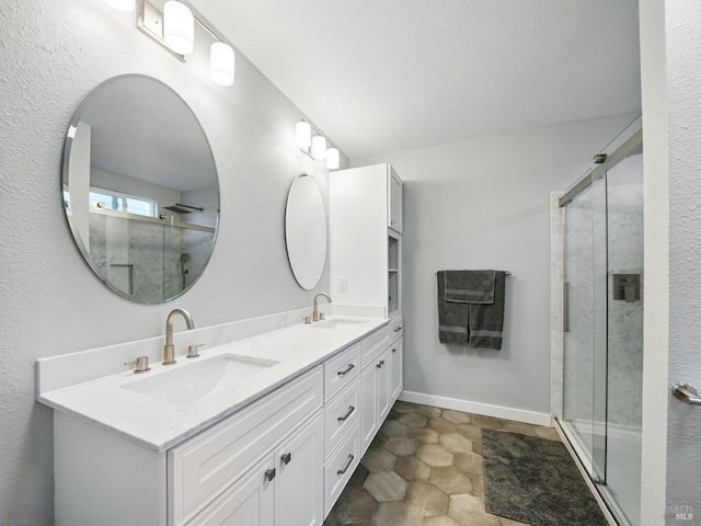 1233 Lincoln St, Fairfield, CA 94533 - full bath with double vanity and a stall shower