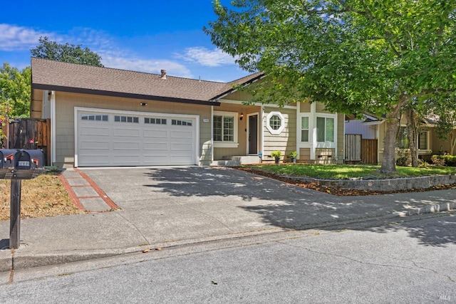 9508 Jessica Dr, Windsor, CA 95492 - view of front facade with driveway and a garage