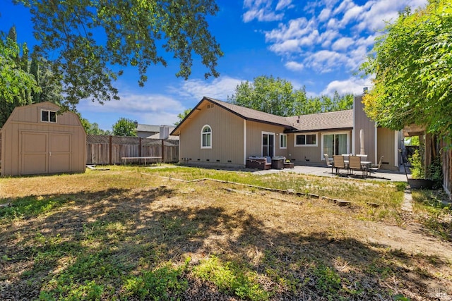 9508 Jessica Dr, Windsor, CA 95492 - back of property featuring a patio area and crawl space