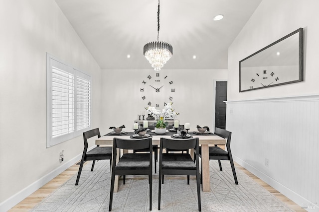 9508 Jessica Dr, Windsor, CA 95492 - dining area featuring light wood finished floors, a chandelier, recessed lighting, and baseboards