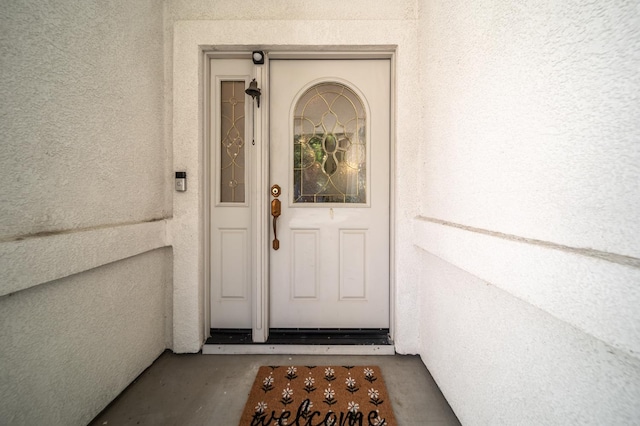 3543 Oak Shores Dr, Stockton, CA 95209 - doorway to property featuring stucco siding