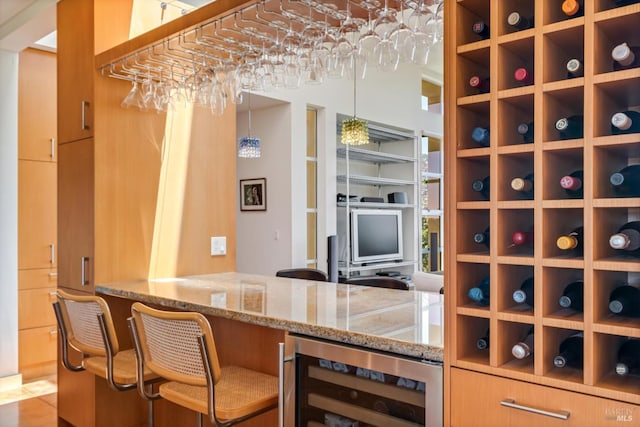 48 Longhorn Ridge Rd, Napa, CA 94558 - wine cellar featuring wine cooler