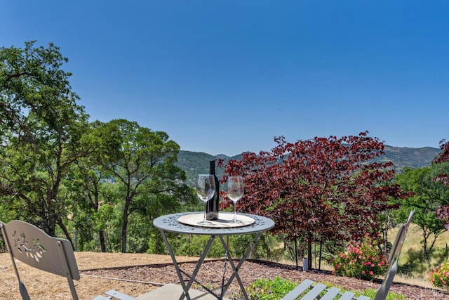 48 Longhorn Ridge Rd, Napa, CA 94558 - view of yard featuring a mountain view