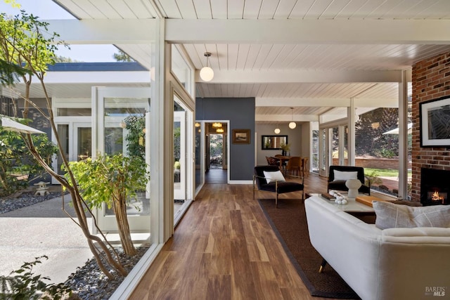 100 De La Guerra Rd, San Rafael, CA 94903 - sunroom / solarium featuring beam ceiling