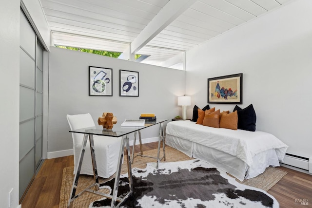 100 De La Guerra Rd, San Rafael, CA 94903 - bedroom with wood finished floors and baseboards