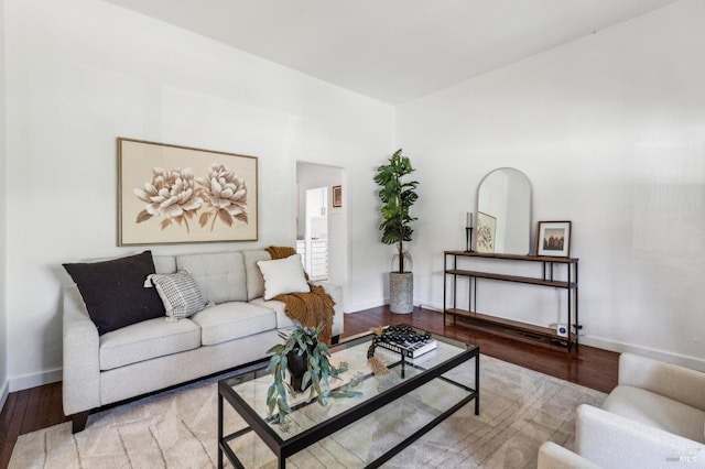 516 Howard St, Petaluma, CA 94952 - living room featuring wood finished floors and baseboards