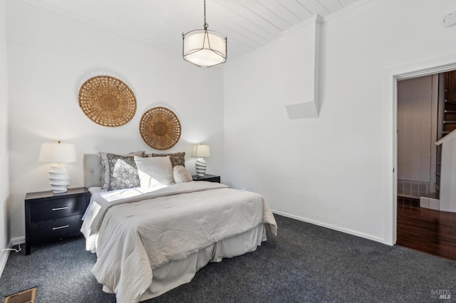 516 Howard St, Petaluma, CA 94952 - bedroom featuring carpet floors, ornamental molding, and baseboards