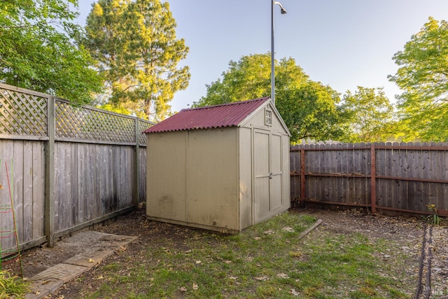 1133 Cielo Cir, Rohnert Park, CA 94928 - view of shed with a fenced backyard