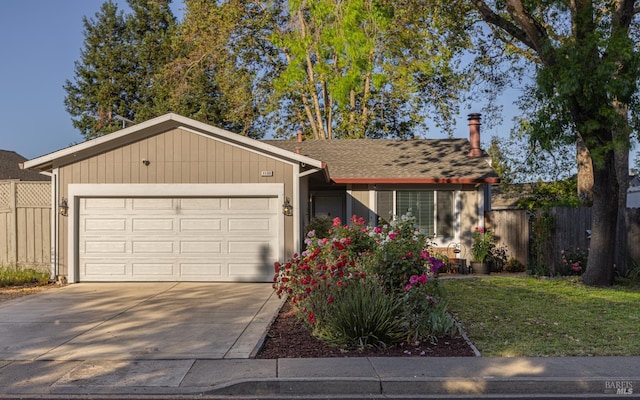 1133 Cielo Cir, Rohnert Park, CA 94928 - ranch-style home featuring a garage and driveway