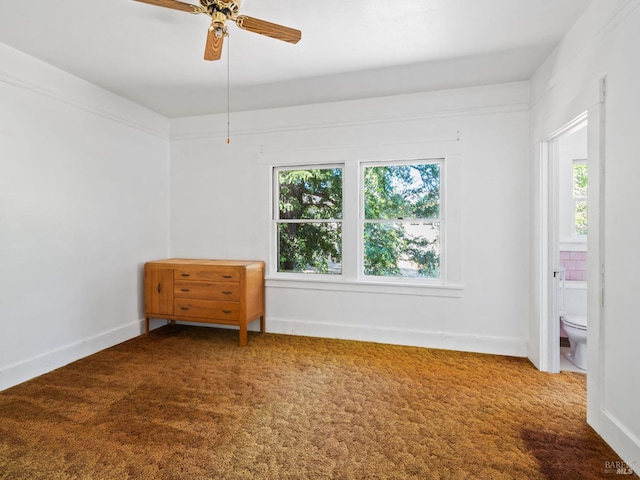 442 Piper St, Healdsburg, CA 95448 - unfurnished room featuring healthy amount of natural light, carpet floors, baseboards, and ceiling fan