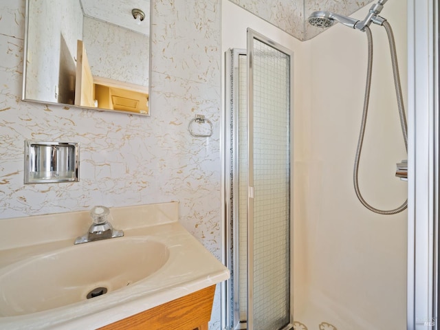 442 Piper St, Healdsburg, CA 95448 - full bathroom featuring a stall shower and vanity
