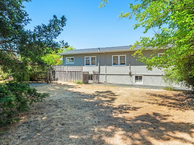 442 Piper St, Healdsburg, CA 95448 - rear view of property with stucco siding