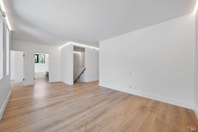 4966 Lakepointe Cir, Santa Rosa, CA 95403 - spare room featuring baseboards and light wood-type flooring