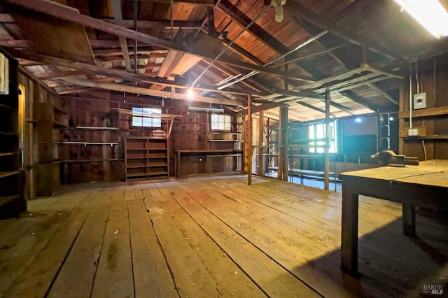 15866 Wright Dr, Guerneville, CA 95446 - below grade area with wood-type flooring