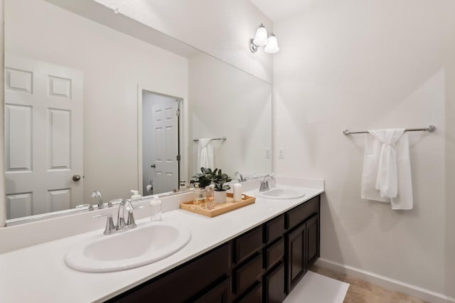 2032 Hunt St, Woodland, CA 95776 - full bath with double vanity and baseboards
