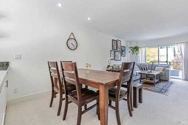 3 Aries Ln, Novato, CA 94947 - dining area with light colored carpet and recessed lighting