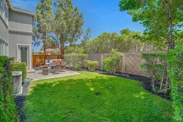 116 Birmingham Ct, Discovery Bay, CA 94505 - view of yard with a patio area and central AC unit