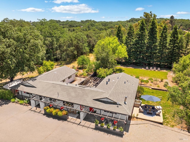725 Lytton Station Rd, Healdsburg, CA 95448 - drone / aerial view of a forest