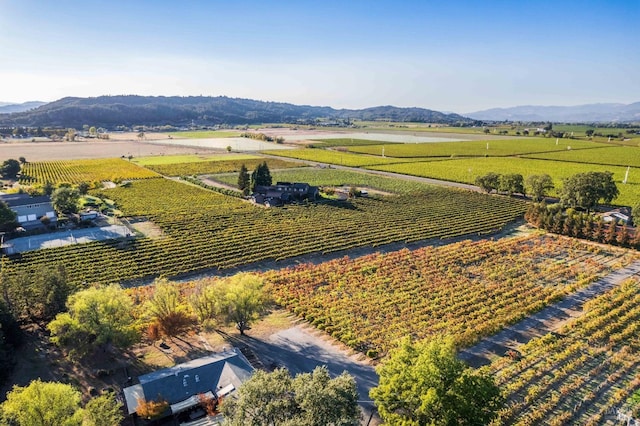 725 Lytton Station Rd, Healdsburg, CA 95448 - aerial view of sparsely populated area featuring abundant farmland and a mountain backdrop