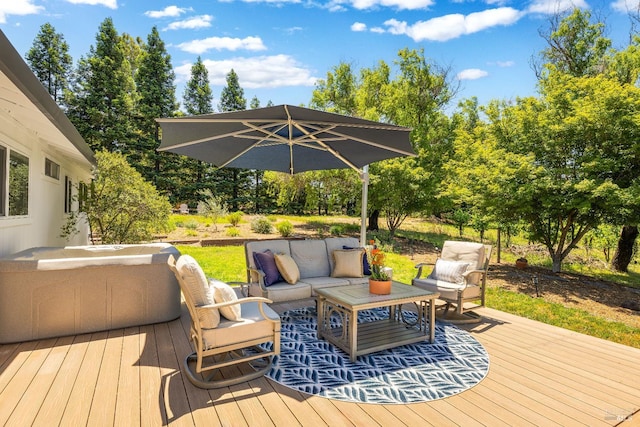 725 Lytton Station Rd, Healdsburg, CA 95448 - deck featuring outdoor lounge area